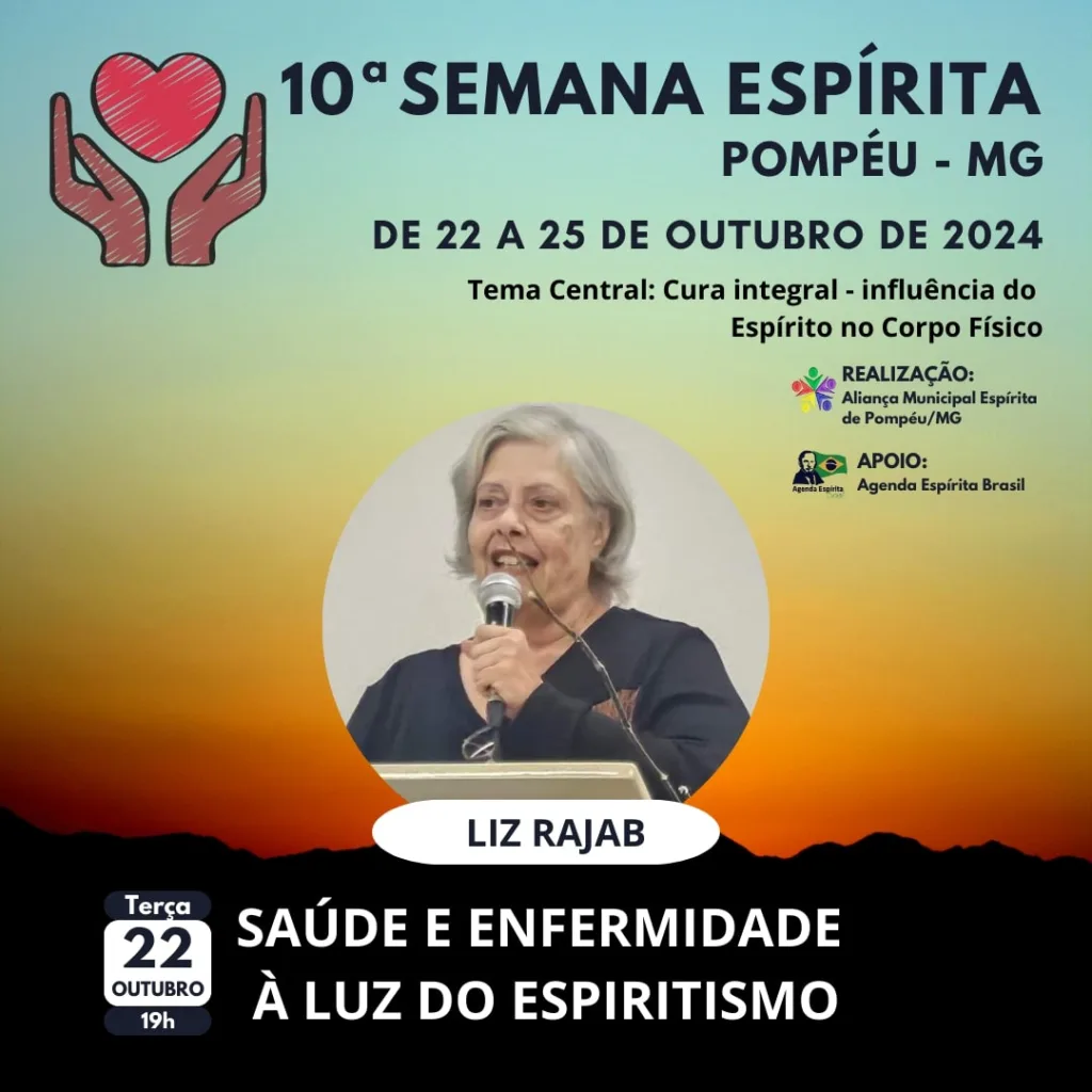 semana espírita de pompéu,semana espírita,semana espirita