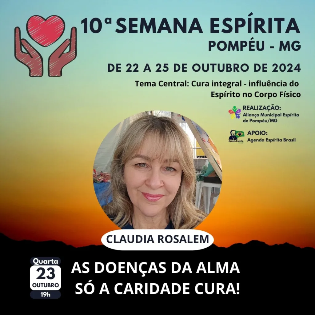 semana espírita de pompéu,semana espírita,semana espirita